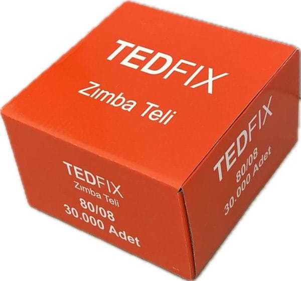 Tedfix Zımba Teli, Dayanıklı Ve Kullanışlı Zımba Teli, Mobilya Ve Döşeme Işleri Için Ideal.