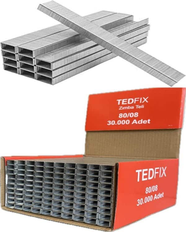 Zımba Teli, Mobilya Ve Döşeme Projelerinde Kullanılan Dayanıklı Ve Pratik Bağlantı Malzemesi.